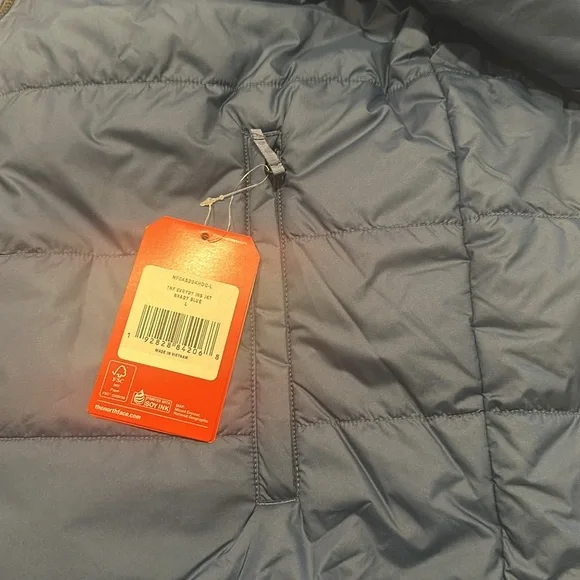 Men’s The North Face Everyday insulated jacket size L shady blue w/logo Puffers